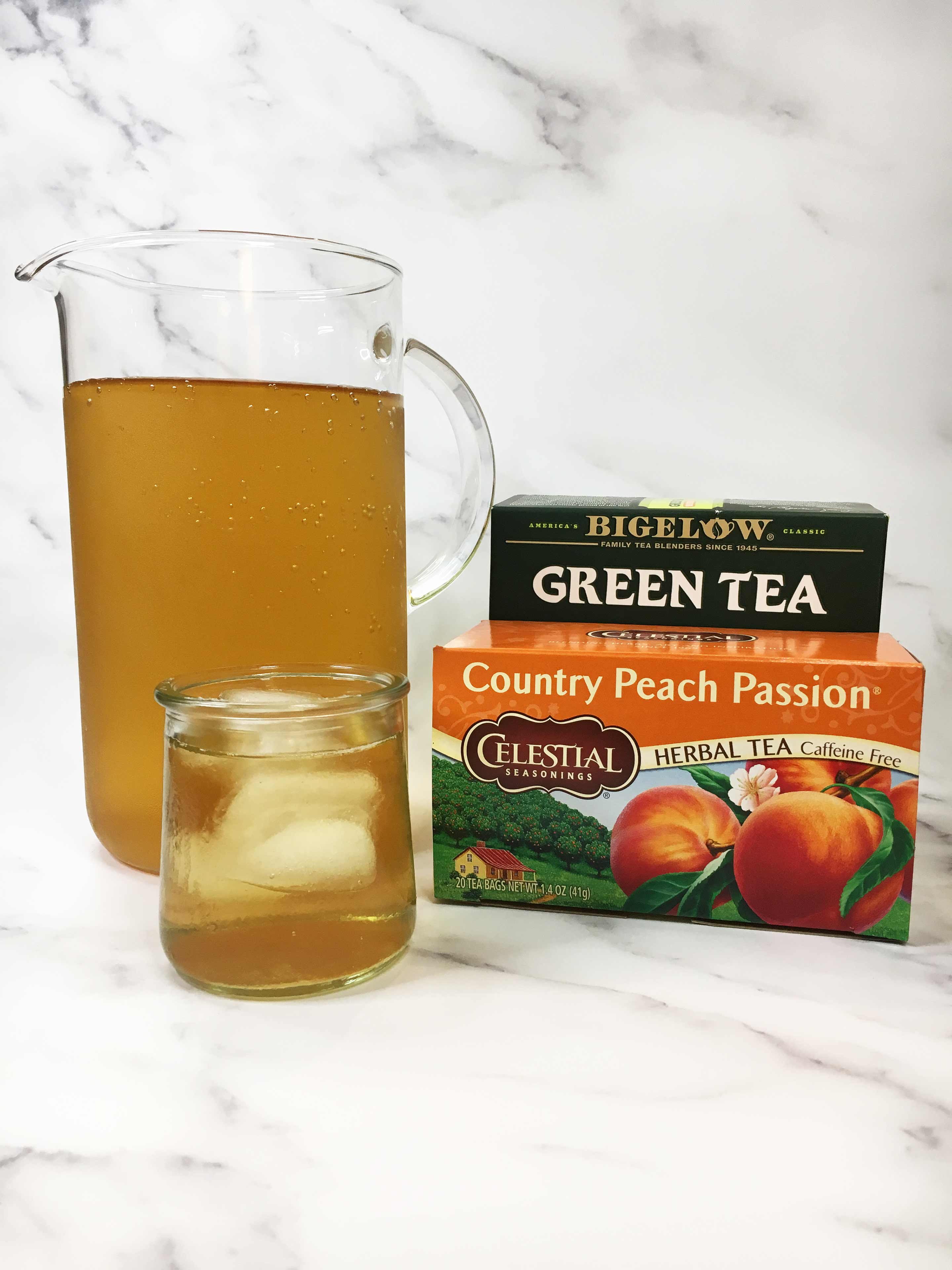 Iced Peach Green Tea – Clean Food Cafe